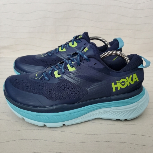 Hoka One One Womens Stinson ATR 6 Running Shoes Blue 1110507 Size 9 EUC - Picture 2 of 12